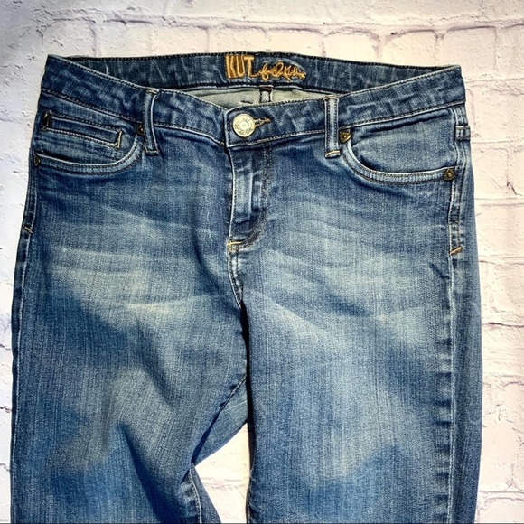 Kut from the Kloth distressed wash Skinny Jeans 8 - Picture 2 of 7